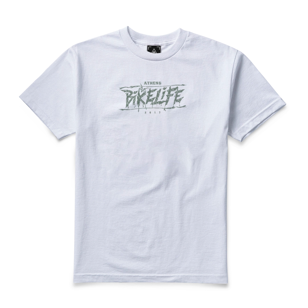 Ath Bikelife Tee - Longshot White