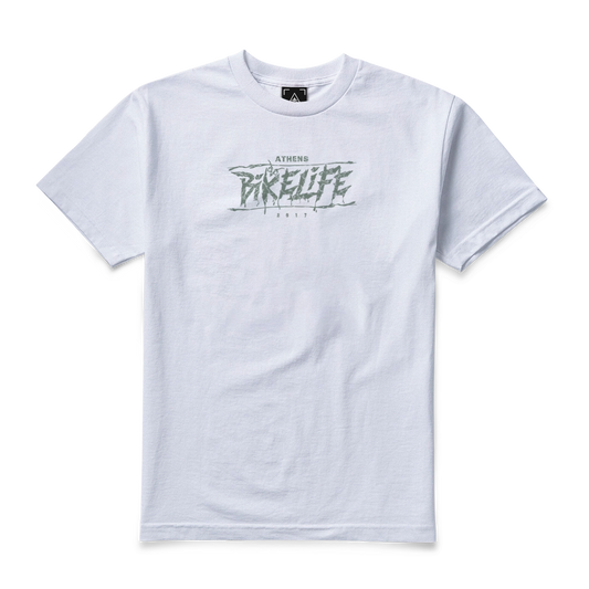 Ath Bikelife Tee - Longshot White