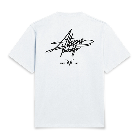 Ath Bikelife - Sunday Tee White