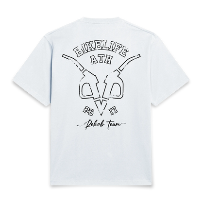 Ath Bikelife - Orbit White Tee