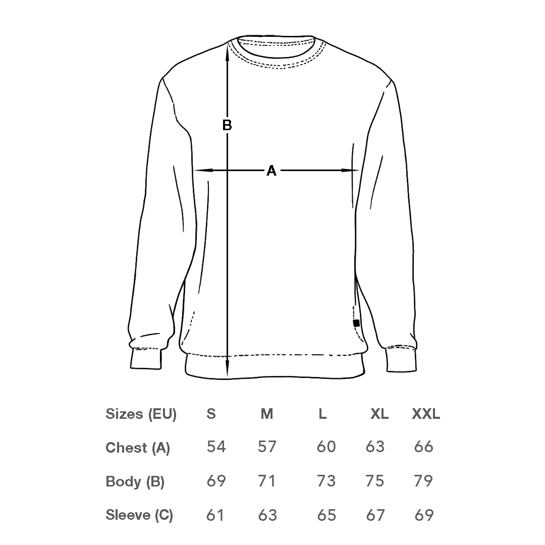 Rehvb Crewneck - Radiant Dazzle - Rehvb