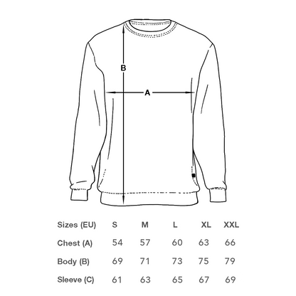 Rehvb Crewneck - Radiant Dazzle - Rehvb
