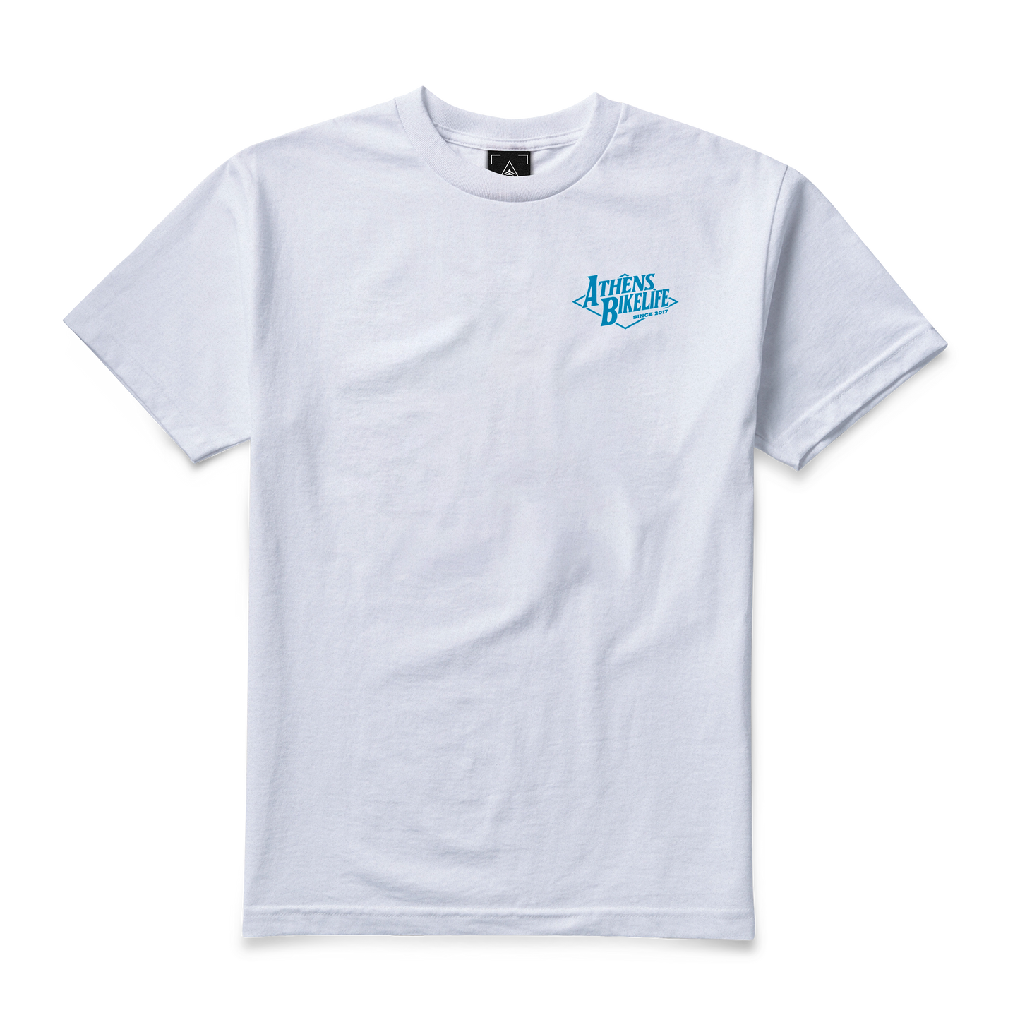 Ath Bikelife Tee - Sky Blue White