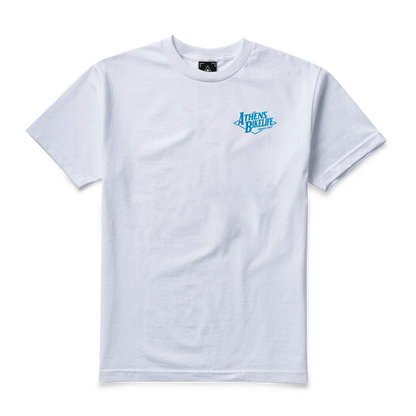 Ath Bikelife Tee - Sky Blue White