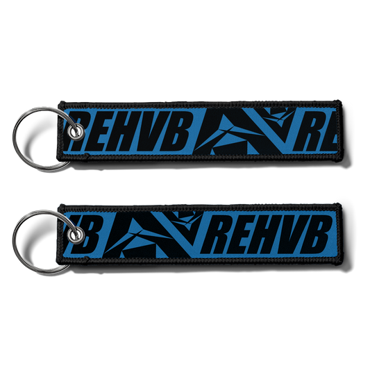 Keychain - Rehvb Blue Caution